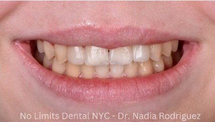 After cosmetic dental work — No Limits Dental patient 3, Midtown Manhattan